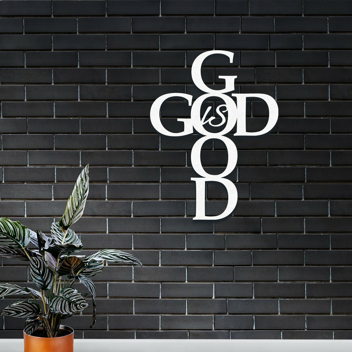 God Is Good Metal Sign Decor eBay
