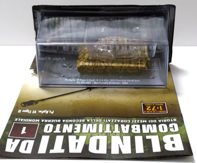DE AGOSTINI 1:72 CARRO ARMATO VI TIGER II NORMANDIE 1944