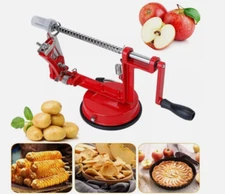 3 in 1 Apple Fruit Corer Slicer Peeler Slinky Machine Potato Cutter *