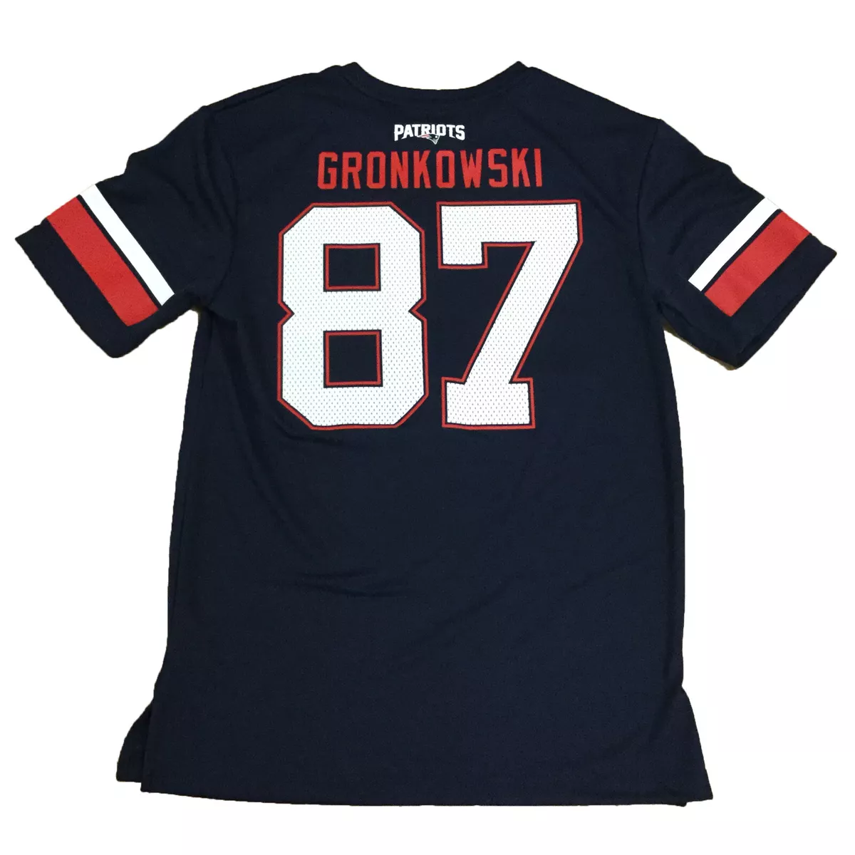 Nike New England Patriots No87 Rob Gronkowski Navy Blue Team Color Men's Stitched NFL Limited Tank Top Suit Jersey