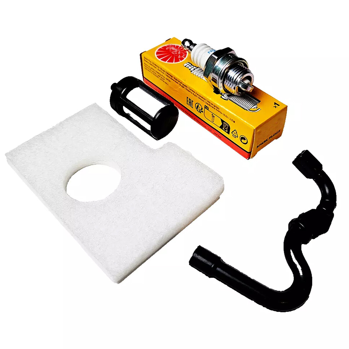 Stihl Ignition Coil 3X Saw Air Fuel Filter Spark Plug For Stihl MS170 MS180 C 017 018 1130 124 0800 NGK BPMR7A