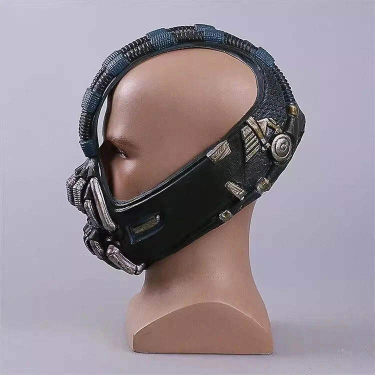 Batman Bane Cosplay Face Mask PVC Soft Anime Helmet Replica Props Accessory - Image 4 of 4