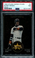 PSA 7 NR MINT 1994 STUDIO SERIES STARS GOLD BARRY BONDS #2 GIANTS /5000 B194
