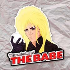 Labyrinth Jareth the Goblin King Sticker Decal David Bowie
