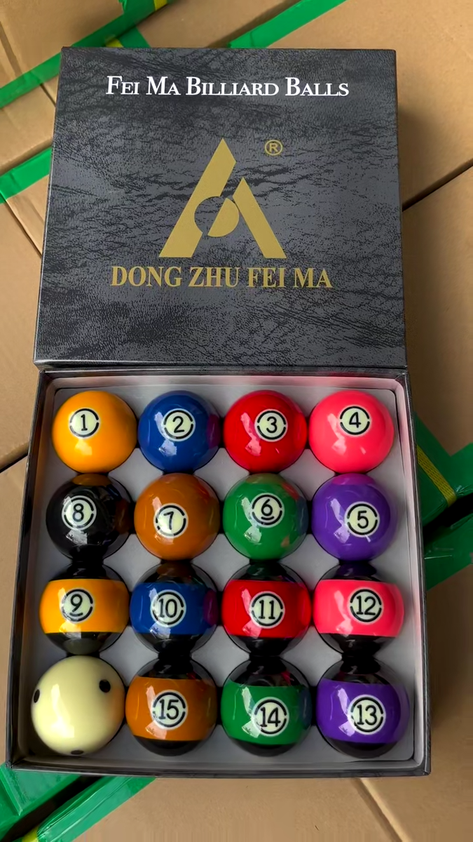 Dongzhu Blacc Phenolic Resin Billiard Pool Ball Set 2-1/4 Dongzhu Blacc Phenolic Resin Billiard Pool Ball Set 2-1/4