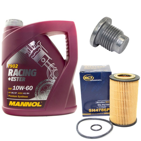 MotoröL ÖLfilter SH4786P 10W60 4Liter + ÖLablassschraube FüR Renault Twingo C06-image