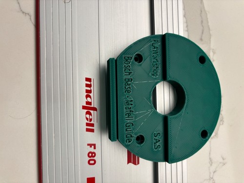 Bosch 18V-8 Advanced Trim Router Plunge Base Guide Rail Adapter to Mafell Track - Picture 2 of 9
