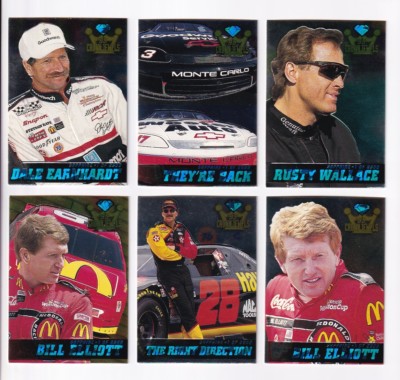 1995 Crown Jewels SAPPHIRE PARALLEL #04 Rusty Wallace--ONE CARD ONLY!