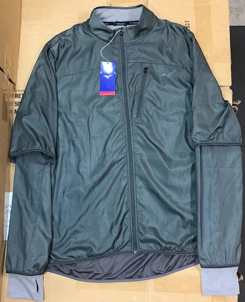 Mizuno Men s Breath Thermo Jacket Gray CL1 eBay