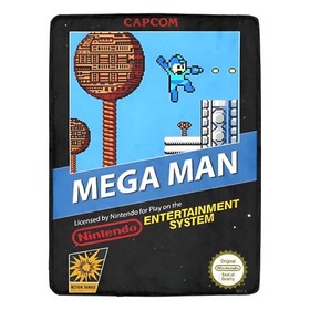 Vintage Style Retro Mega Man NES Box Nintendo Ultra-Soft Micro Fleece Blanket