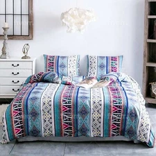 Multicolor Luxury 3 piece Duvet set. Queen. Soft Touch, Beautiful Lightweight