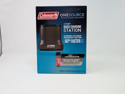 Coleman OneSource 2-Port Quick Charging Station New 