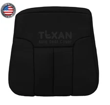 Fits 2010 - 2011 Driver Top Ford F150 Lariat Leather Perforated Black Seat Cover