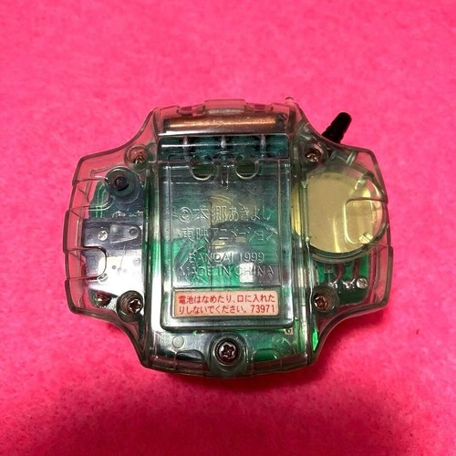 BANDAI Digimon Adventure Digivice 1st Clear Green 1999 de Japón funcionando - Imagen 2 de 2