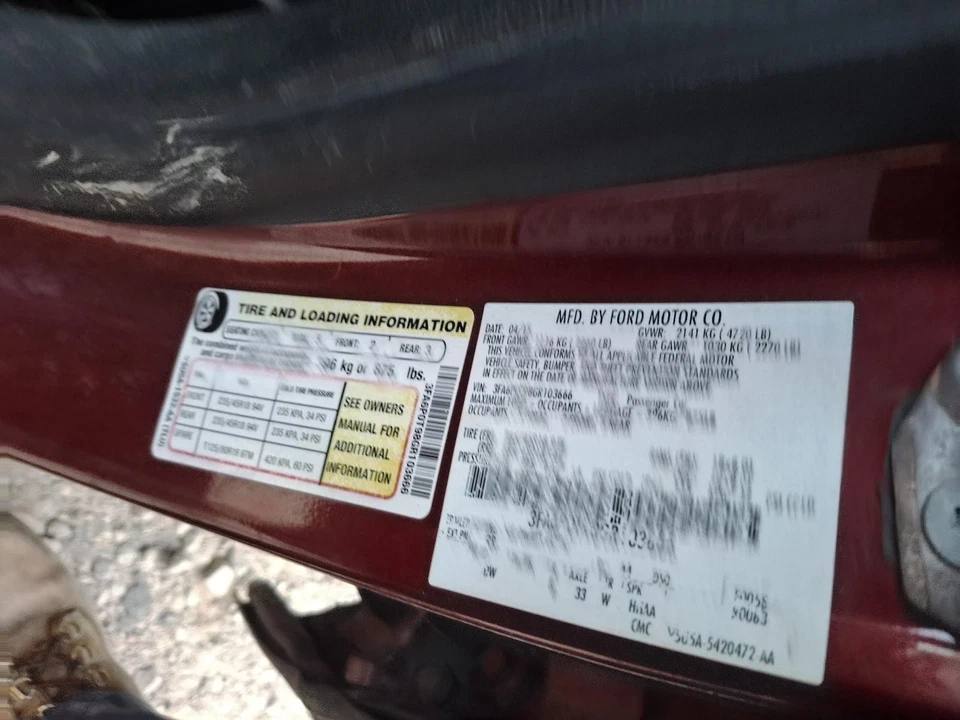 Used Front HVAC Blower Motor fits: 2016 Ford Fusion front Front Grade A - Image 3 of 4