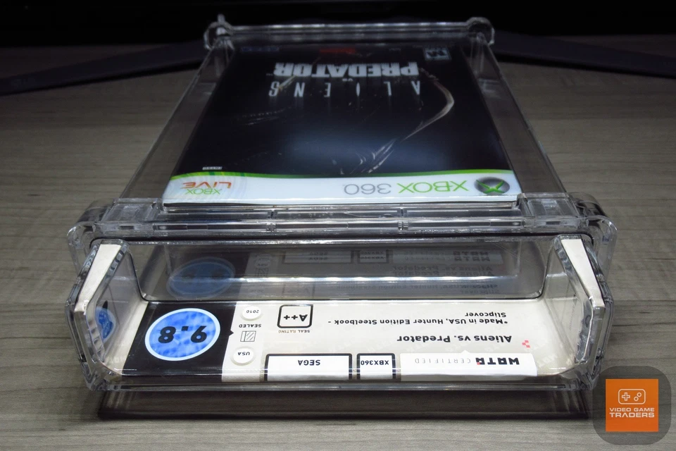 WATA 9.8 A++ - Aliens vs. Predator HUNTER EDITION Steelbook Xbox 360 2010 NEW! - Image 4 of 4