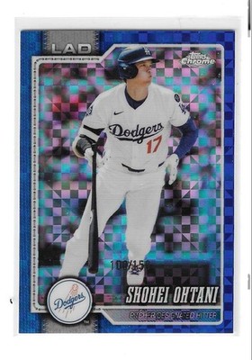 2026 Topps Chrome - Blue X-Fractor Refractor #1 Shohei Ohtani 108/150