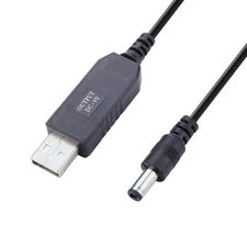 DC 5V to 9V USB Step-Up Converter Cable 1m Adapter for LED Fan Router