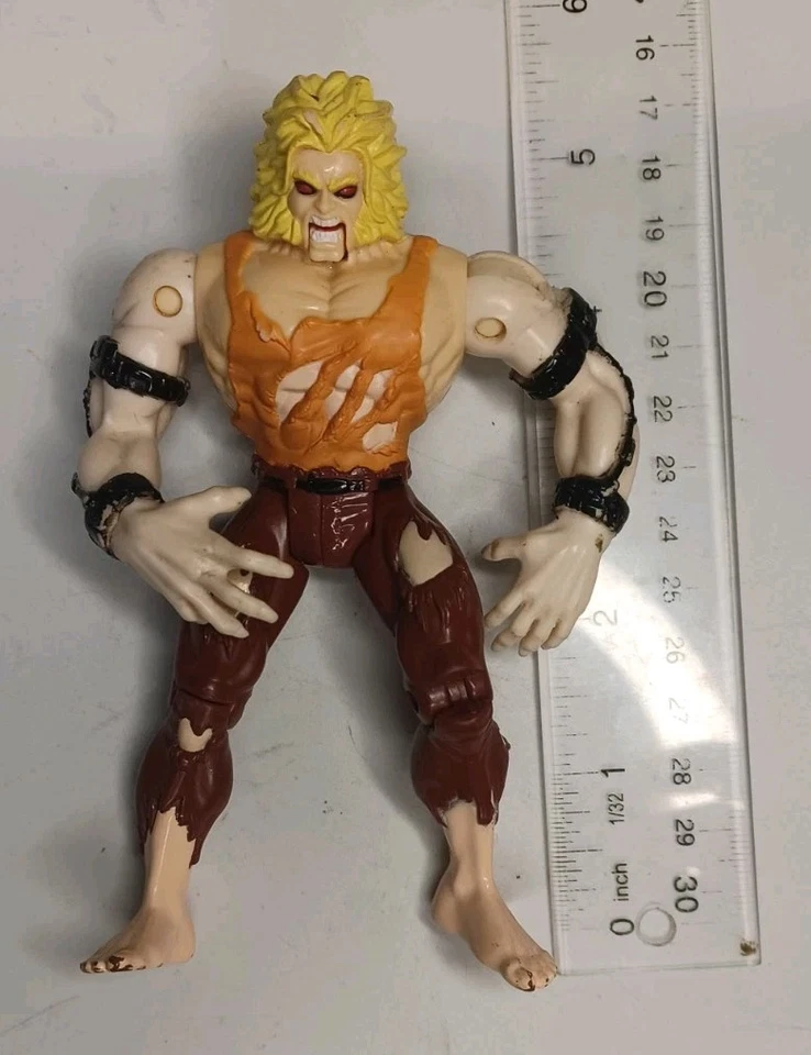 Винтажный Toybiz Marvel Росомаха, Саблезубый, Гамбит, Циклоп Фигурки Лот из 4 - Изображение 3 из 4