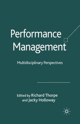 Thorpe - Performance Management   Multidisciplinary Perspectives - New - X555z