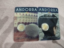 IN STOCK - ANDORRA 2 x 2 Euro 2016 - New Reform + Radio and TV - BU