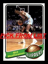 1979-80 Topps Basketball #4-131 EX-MT/NM Pick From List ALL PICTURED d7 m1