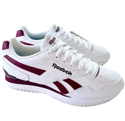 Reebok Royal Glide Ripple Herren Sneaker weiß/rot Größe UK 6