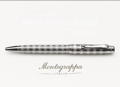 Montegrappa Ballpoint Pen Memory Solid 925 SILVER Limited Edition NOS