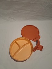 Tupperware TupperCare Kinderteller Menüteller 310ml drei Einteilungen  orange