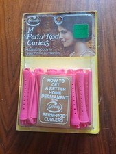 Goody 14 Perm Rod Curlers 1978 Vintage Pink Sealed Package 43073 Medium Curl