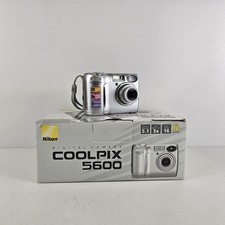Nikon Digital Camera Coolpix 5600 5.1MP Silver Boxed - Tested Working