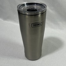 NEW Thermos 18 OZ Icon Vacuum Insulated Stainless Gray Matte Steel Tumbler
