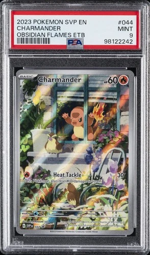 2023 POKEMON SVP EN-SV BLACK STAR PROMO #044 CHARMANDER PSA 9