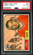 1968-69 OPC O-Pee-Chee Hockey #99 Garry Peters PSA 6 EX-MT Philadelphia Flyers