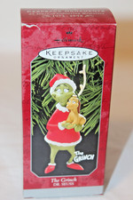 Hallmark Keepsake 1998 The Grinch & Max , Dr.Seuss Ornament/Original Damaged Box