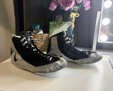 Nike Inflict 4 Wrestling Shoes Black/White (S...