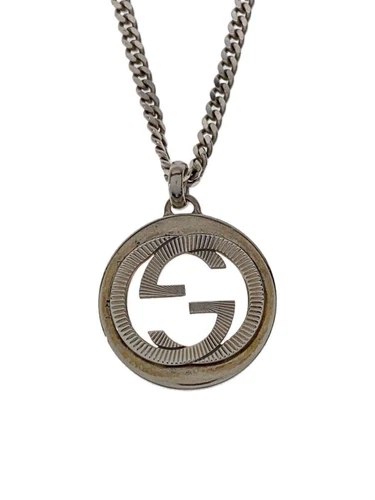 GUCCI SV925 Collana in argento con top da uomo usata
