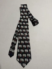 Steven Harris Handmade Men's Polyester Necktie, Drama Face & Roses #806