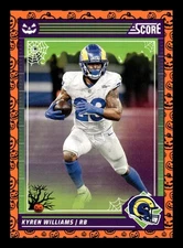 2024 SCORE-A-TREAT #157 KYREN WILLIAMS ORANGE PUMPKINS