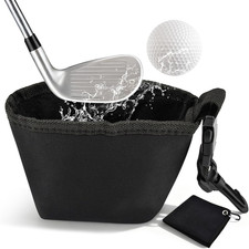 Golf Club and Golf Ball Cleaning Bag Microfiber Cleaning Towel, Portable Water