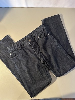 Lucien Pellat-Finet Women's Jeans Size 25 Dark Blue Skull Pocket