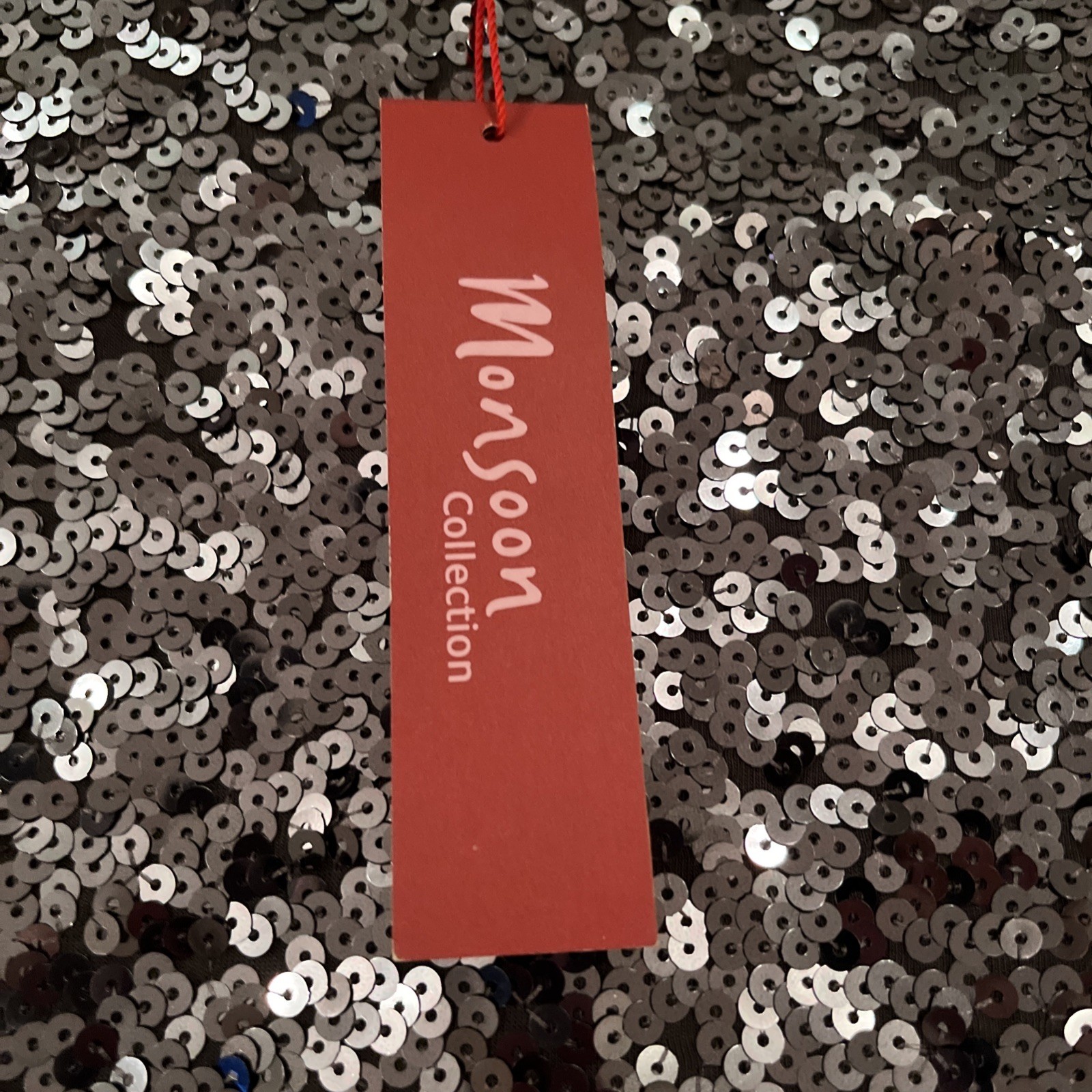 Ladies Beautiful Sparkly Monsoon Top Uk 18 Bnwt image 4