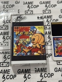 PC Engine Hu PC GENJIN 2 Card With Case - Japanese - US SELLER - AUTHENTIC