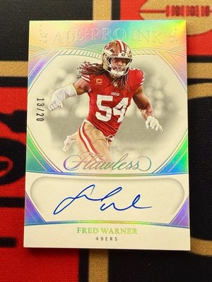 2025 Panini Flawless /20 Fred Warner Auto All Pro Ink