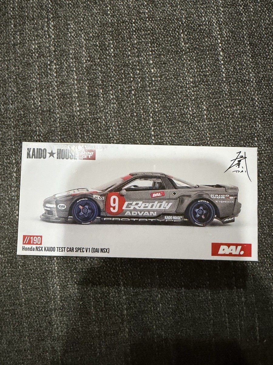 Kaido House 1:64 Honda NSX Kaido Test Car Spec V1 #9 Greddy Advan