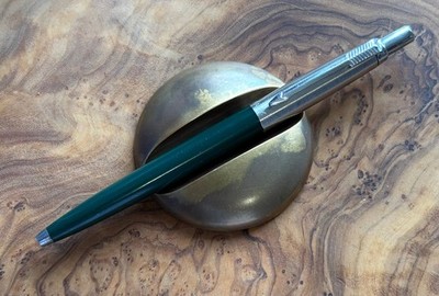Selten - Vintage um 1965 dunkelgrüner Jotter kompakter Mini Kugelschreiber #BP15