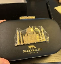 Sabyasachi Taj Mahal Clutch Bag Party Evening Formal Purse - BLACK 