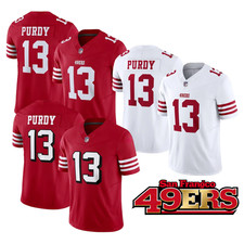 NWT Men's 49ers #13 Brock Purdy Limited Game Jersey All Stitched Jersey All Size
