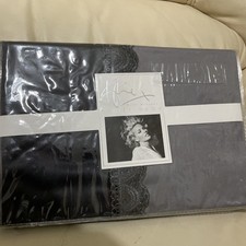 KYLIE MINOGUE AT HOME ISLA SATIN SQUARE PILLOWCASE COTTON 65X65CM NEW