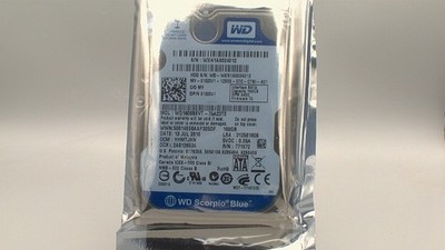 WD1600BEVT-75A23T0  Western Digital Scorpio Blue 160GB 5400 RPM SATA 2.5'' Hard